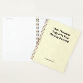 Mijn therapeut ondersteunt mijn genezingsreis ontw planner (Display)