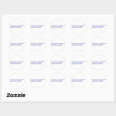 Mijn therapeut zegt: ronde sticker (Vel)