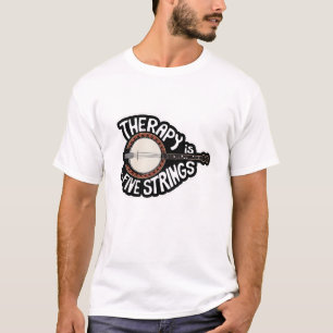 Mijn therapie bestaat uit vijf snaren t-shirt