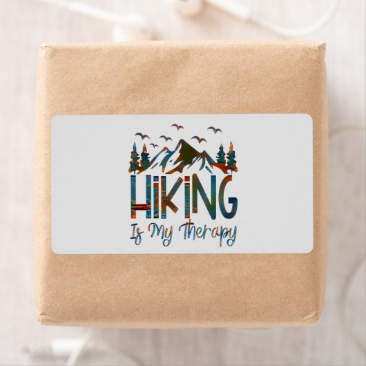 Mijn therapie, grappig fietslabel etiket (Insitu)