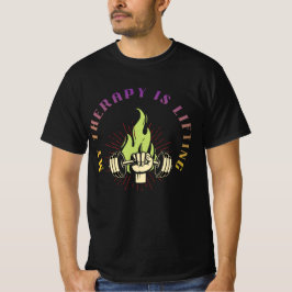 Mijn therapie is gewichtheffen - Fitness & Bodybui T-shirt