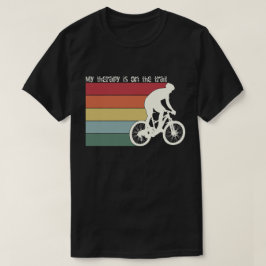 MIJN THERAPIE IS OP DE PAADEN-Mountainbike Grafisc T-shirt