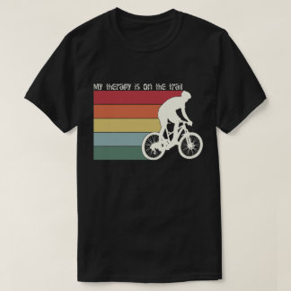 MIJN THERAPIE IS OP DE PAADEN-Mountainbike Grafisc T-shirt
