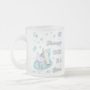 MIJN THERAPIE KOMT IN EEN GLAS! MATGLAS KOFFIEMOK