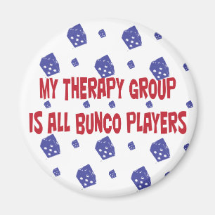 mijn therapiegroep is alle bunco spelers magneet