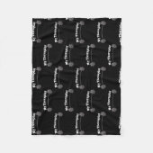 Mijn therapist Bodybuilder Weightlift Gym Fleece Deken (Voorkant)