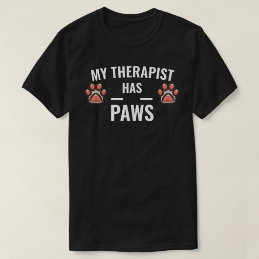 Mijn Therapist heeft pokken T-shirt (Design voorkant)