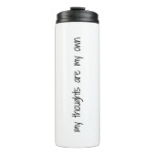 Mijn Thoughts Thermal Tumbler Thermosbeker (Voorkant)