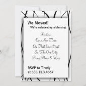 Mijn thuis is mijn noodlottige thuis, bloedige ins kaart (Achterkant)