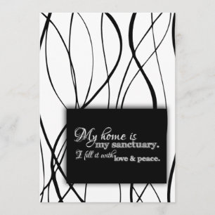 Mijn thuis is mijn noodlottige thuis, bloedige ins kaart