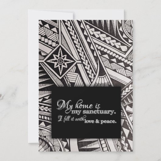 Mijn thuis is mijn noodlottige thuis, bloedige ins kaart (Voorkant)