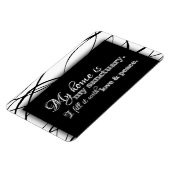 Mijn thuis is mijn noodlottige thuis, bloedige ins magneet (Linkerzijde)