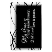 Mijn thuis is mijn noodlottige thuis, bloedige ins magneet (Verticaal)