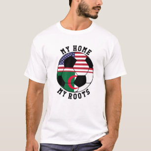 Mijn thuis Mijn ouders Algerijnse vlag T-shirt