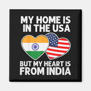 Mijn thuis VS mijn hart India Indiaas-Amerikaanse Magneet
