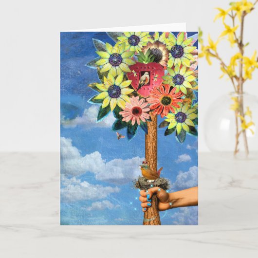 MIJN THUISBOOM KAART (Gele Bloem)