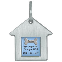 Mijn thuisgepersonaliseerde label huisdieren naamplaatje