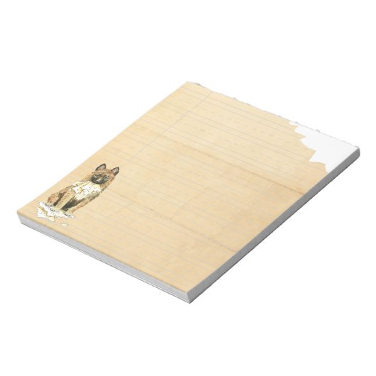 Mijn thuiswerk in de Laken Ate Notitieblok (Linkerzijde)