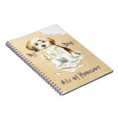 Mijn thuiswerk in Havanese Ate Notitieboek (Rechterzijde)
