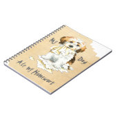 Mijn thuiswerk in Havanese Ate Notitieboek (Linkerzijde)