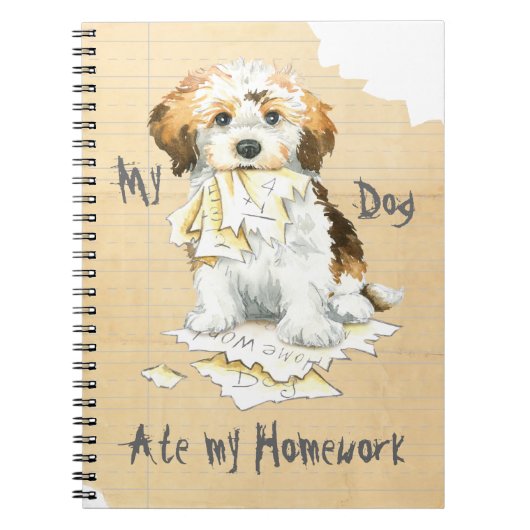 Mijn thuiswerk in Havanese Ate Notitieboek (Voorkant)