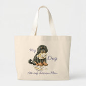 Mijn Tibetaanse Mastiff Ate Mijn Lesson Plan Grote Tote Bag (Voorkant)