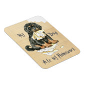 Mijn Tibetaanse Mastiff Ate Mijn thuiswerk Magneet (Rechterzijde)