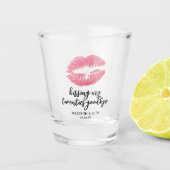 Mijn tienerjaren zoenen Vaarwel 30e verjaardag Shot Glas (Voorkant)