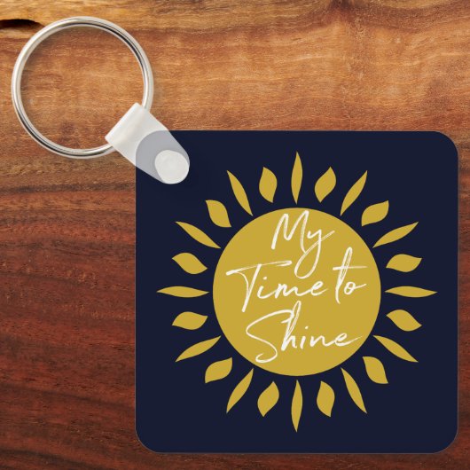 Mijn tijd om te schijnen, Sun Print Sleutelhanger (Voorkant)