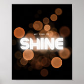 Mijn tijd om te schitteren poster (Voorkant)