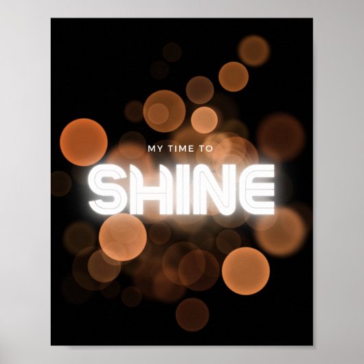 Mijn tijd om te schitteren poster (Voorkant)