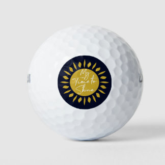 Mijn tijd om te schitteren, Sun print Golf Balls Golfballen