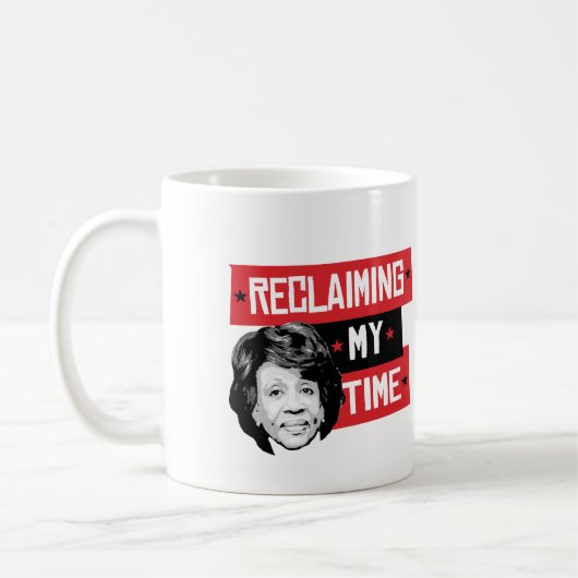 Mijn tijd terugwinnen - Maxine Waters - Koffiemok (Links)