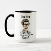 Mijn tijdperk | Onzin, waar zijn de sleutels? Mok (Links)