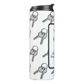 Mijn tijdperk | Onzin, waar zijn de sleutels? Thermosbeker (Gedraaid links)