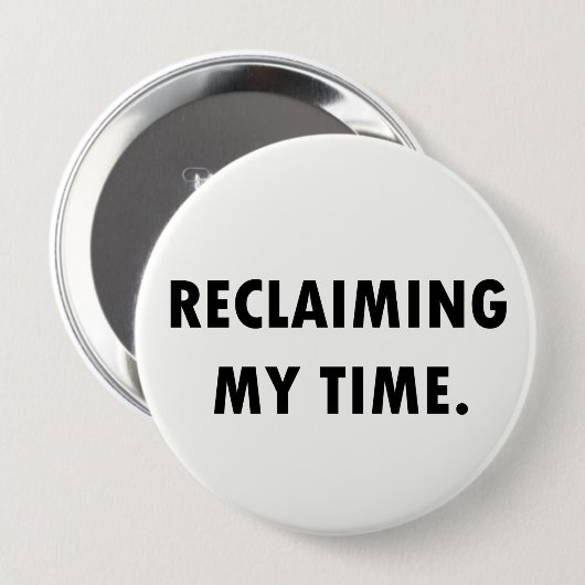 MIJN TIJDSButton HERSTELLEN Ronde Button 4,0 Cm (Voorkant /achterkant)