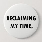 MIJN TIJDSButton HERSTELLEN Ronde Button 4,0 Cm (Voorkant)