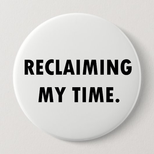 MIJN TIJDSButton HERSTELLEN Ronde Button 4,0 Cm (Voorkant)