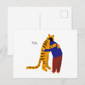 Mijn tijger briefkaart (Voorkant / Achterkant)