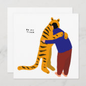 Mijn tijger kaart (Voorkant / Achterkant)