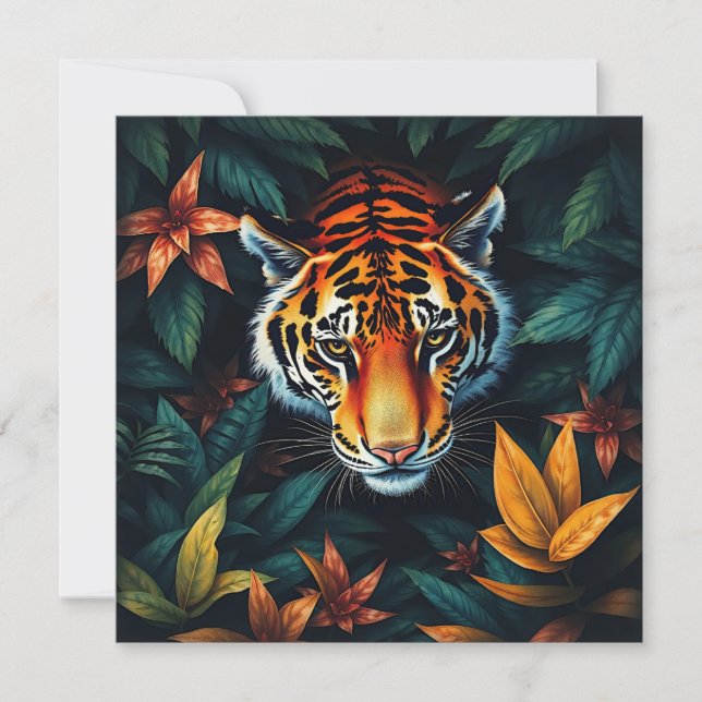 “Mijn Tijger” – Kleurrijk Tijgerportret (Voorkant)
