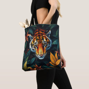 “Mijn Tijger” – Kleurrijk Tijgerportret Tote Bag
