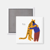 Mijn tijger magneet (Voorkant / Achterkant)