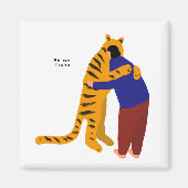 Mijn tijger magneet (Voorkant)