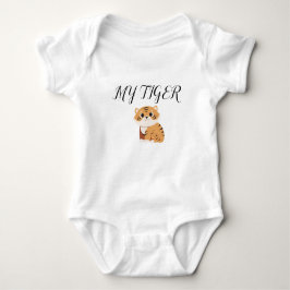 Mijn tijger ontwerp baby jersey bodysuit