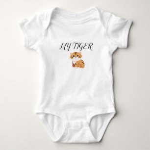 Mijn tijger ontwerp baby jersey bodysuit