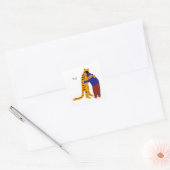 Mijn tijger vierkante sticker (Envelop)