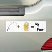 Mijn Time Bumpersticker (Op auto)