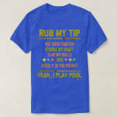 Mijn tippool Billiard Player Table Sp T-shirt (Design voorkant)