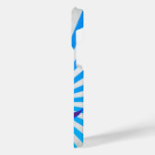 Mijn toekomst heeft u nodig - Retro Bright Blue Ed iPhone Hoesje (Linkerkant)